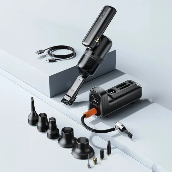 Pawa 4 IN 1 Multifunctional Vacuum Cleaner And Air Pump Black